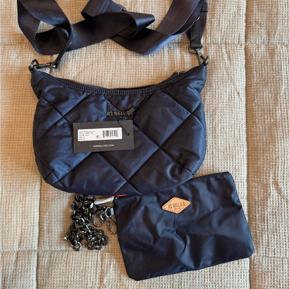 MZ Wallace Dawn Quilted Small Bowery Shoulder Bag